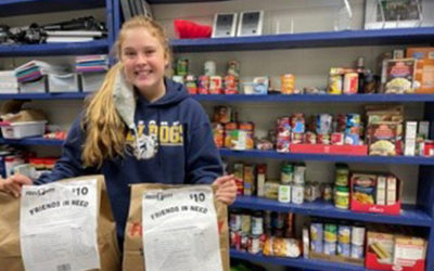 2020 Rogers Scholar Sarah Campbell organizes Friends in Need food drive