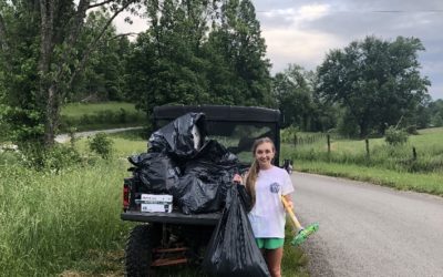 2020 Rogers Scholar Shelbi Stamper organizes Lee County Clean-Up project