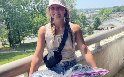 2021 Rogers Scholar Grace Bruner donates clothing for sexual assault victims