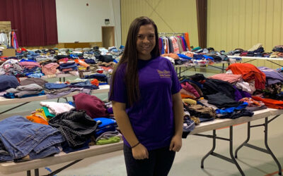 2022 Rogers Scholar Sunni Ann Partin of Knox County organizes clothing drive